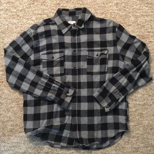 Men’s XL Merona Black/Grey flannel